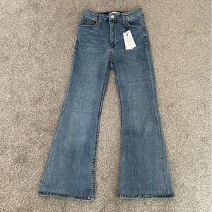 Dynamite Cropped Flared Jeans